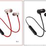 BRAND NEW sets of Bluetooth Earphones with magnetic heads - Sport Wireless Headset Stereo Headphones - black or red available Image 2
