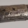 Vintage Bamboo Walking Stick Cane with Silver Collar Image 9