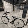 White Hybrid Road Bike Image 5