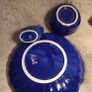 Achill Pottery, Scalloped platter, medium vase & posy vase Image 4