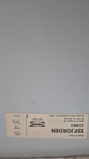IKEA ISFJORDEN Standing Floor Mirror - White