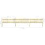 Picket Fence Impregnated Pinewood 5.1 m 130 cm 5/7cm Image 4