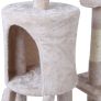 SALE | 143cm Cat Scratch Posts Multi-Level Stable Cat Climbing Tower Cat Activity Trees with Ladder, Indoor Pet Activity Furniture Play House for Kitty Kitten Image 5
