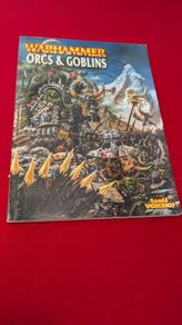 Warhammer battle Orcs and Goblins Army Book Codex