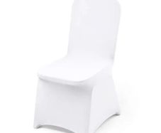 Stretch Spandex Folding Chair Covers, Universal Fitted Chair Cover, Removable Washable Protective Slipcovers, for Wedding