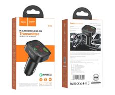 Hoco E59 Promise Dual USB QC 3.0 Bluetooth FM Transmitter Black