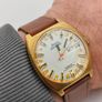 Vintage ARISTO Automatic PUW1464-One-Off Watchmaker Custom with Baltic Amber Dial Image 5