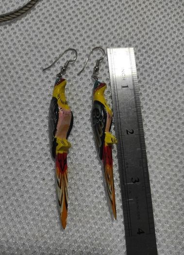 Vintage Parrot earrings