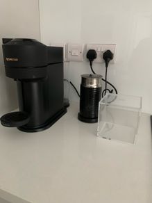 Nespresso Vertuo, milk frother & capsule holder