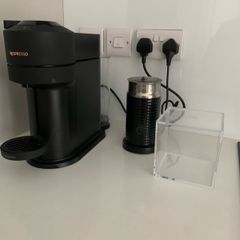 Nespresso Vertuo, milk frother & capsule holder