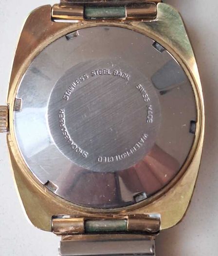 Vintage Accurist 21 Jewels Automatic Watch - Gold Tone