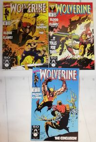 Wolverine #'s 35, 36 & 37 Blood & Claws - Parts 1-3 (1991)