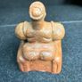 Handmade Clay Catal Huyuk Mother Goddess Figurine Image 3