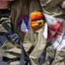 Vintage World Traveler Canvas Backpack  Patch Covered Adventure Rucksack Image 4