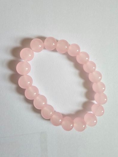 Brand New Pink Beaded Stretch Bracelet