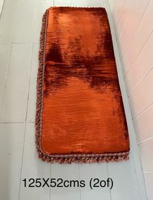 Velvet seat cushions