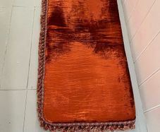 Velvet seat cushions