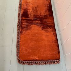 Velvet seat cushions