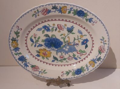 Fabulous Vintage Masons Ironstone Extra Large 15 Inch Oval Platter in the Regency Pattern, Circa 1940 - the Largest of Five Available Platter Sizes