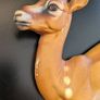 Rare Bossons Fraser Art Leaping Gazelle Wall Plaque 1970s Vintage Image 2