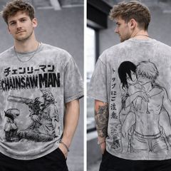 Anime T-Shirt Naruto One Piece Dragon Ball Demon slayer Chainsaw Man Solo leveling