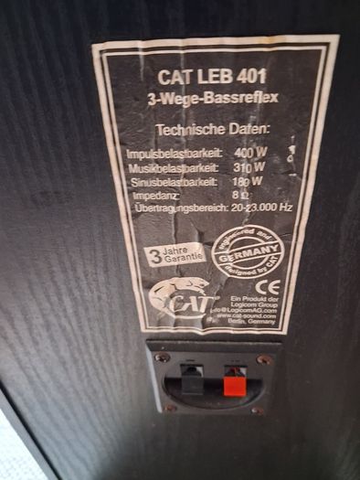 cat leb 401 speakers