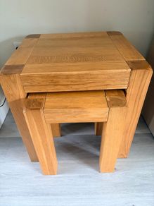 solid oak tables