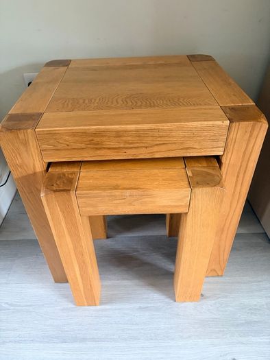 solid oak tables