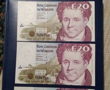 Three  Eire Banknotes  Daniel  O Connell