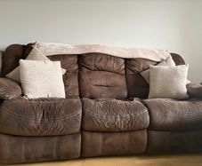 3 seater recliner sofa and 2 armchairs
