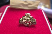 Vintage Girl Guild Trefoil Promise Badge
