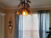 BRAND NEW Coconut tree chandelier tropical bohemian style hanging LED lights