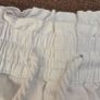 White denim shorts with pockets, size 19 Image 4