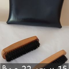 Vintage Travel Shoe Care Kit. GREAT WALL Bag and brushes