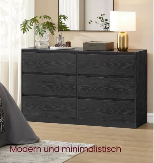 Chest of Drawers Cabinet with 6 Drawers