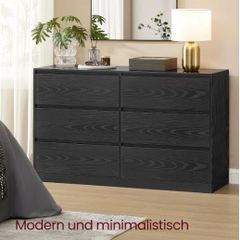 Chest of Drawers Cabinet with 6 Drawers
