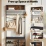 Coat Rack with Shoe Bench & 3 Drawers, 3-in-1 Freestanding Image 6