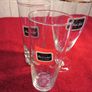 Vintage Retro Carling Black Label Glasses  X 3 Image 6