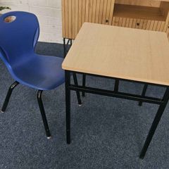desk and chair