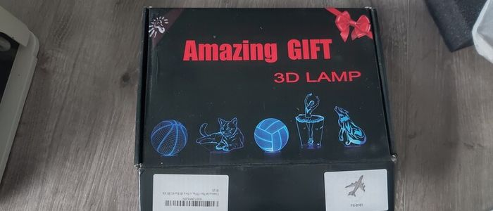 3d lamp plane