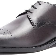 HUGO BOSS men's lace-up shoes Tayil derb brlt Derby, dark grey, EU 44, UK 10, US 11
