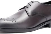HUGO BOSS men's lace-up shoes Tayil derb brlt Derby, dark grey, EU 43, UK 9, US 10
