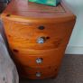 Wood bedside lockers Image 2