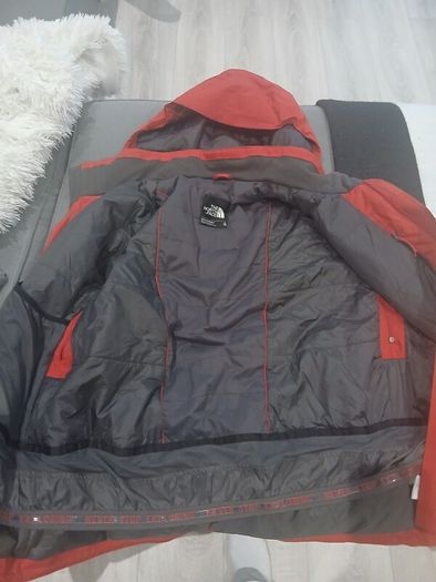 north face mens  red jacket