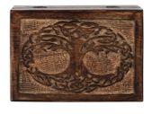 Storage Wooden Box Mythological Tree Of Life