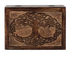 Storage Wooden Box Mythological Tree Of Life