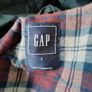 GAP ladies jacket coat with hood and zip and clip button closure in very good condition with no issues see last three photos for exact measurements size large FREE STANDARD POSTAGE INCLUDED Image 6