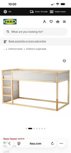 Kura Ikea Bed & Matching Mattress