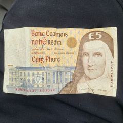 Irish 5 punt note