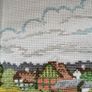 Hand Made Cross Stitch Embroidy - Classic Farm Scene Image 5